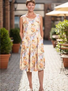 BlueSky Evangelina Tank Dress in Songbird
